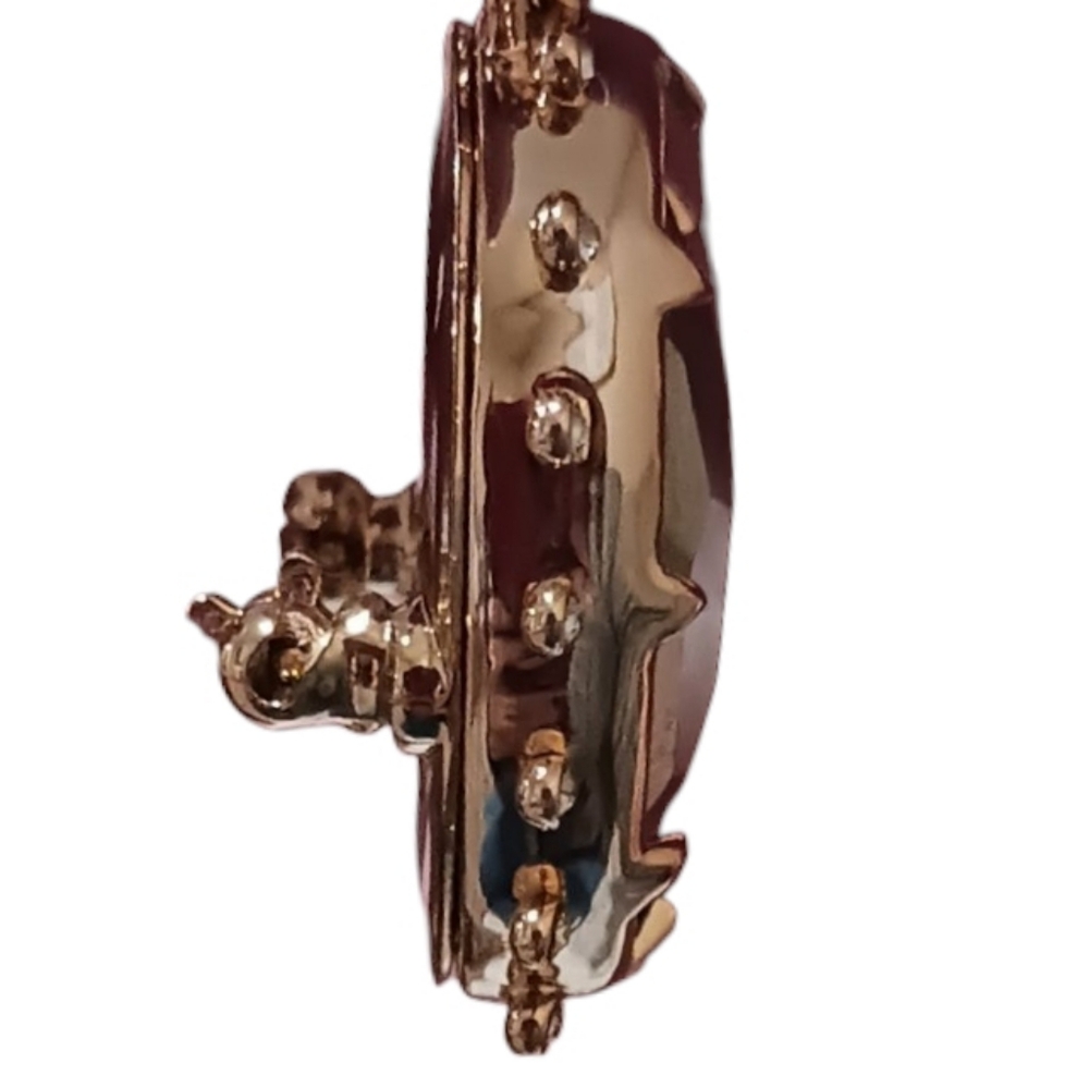 Alexis Bittar Georgian Double Stone Brooch - Picture 9 of 10